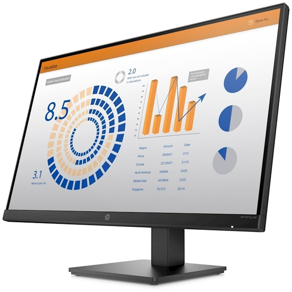 HP P27q G4 27-inch Monitor (8MB11AA)