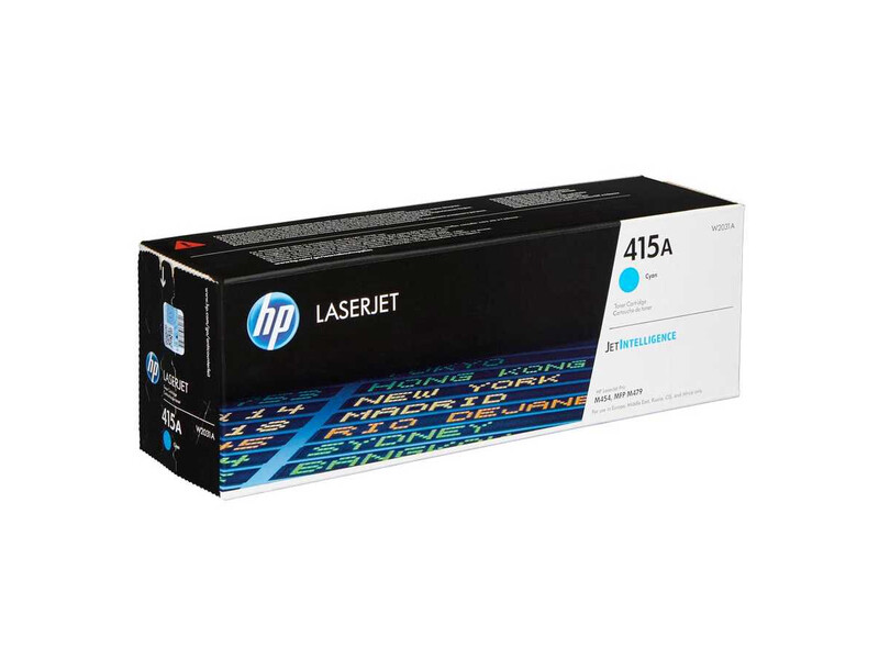 HP 415A Cyan Original LaserJet Toner Cartridge (W2031A)